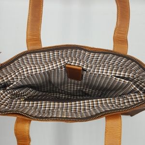 Leather tote/hand bag